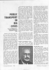 "Public Transport in Big cities"