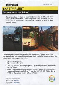 "Safety Alert 2013-001, Insulated Tram"