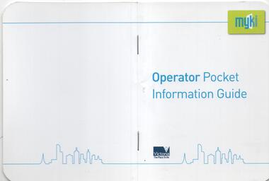 "Myki Operator Pocket Information Guide"