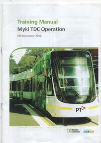 "Training Manual Myki TDC Operation", "Myki Task Card"