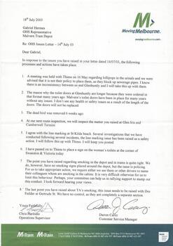 "OH&S Issues 14 July 2003"