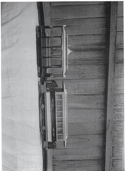 model of a cable tram