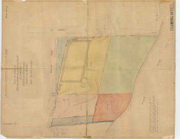 "Plan of Survey of Part of Crown Allotments 15 and 16 at Hawthorn, Parish of Boroondara, County of Bourke"