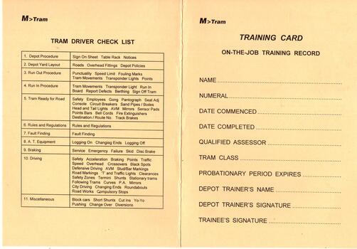 "Instructions to Drivers in Electric Tram Operation"
