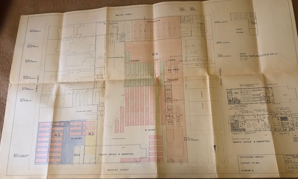 "Footscray Depot - Layout Plan - Scheme II"