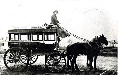 Photograph - Black & White Photograph/s, Melbourne Tramway & Omnibus Co. Limited, mid 1880's?