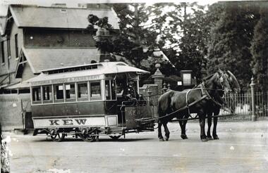 Kew Horse tram at Kew Cemetery