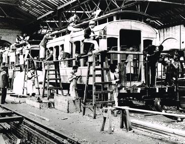 Photograph - Black & White Photograph/s, Victorian Railways, early 1906
