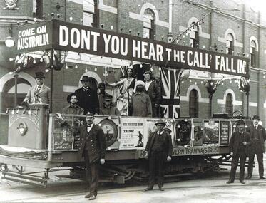 Photograph - Black & White Photograph/s, Prahran & Malvern Tramway Trust (PMTT), 1916?