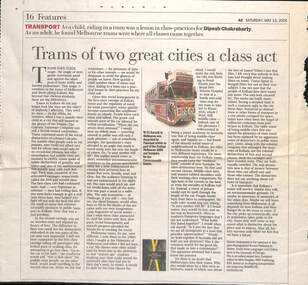 "Trams of two great cities a class act"