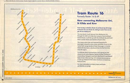 "Tram Route 16"