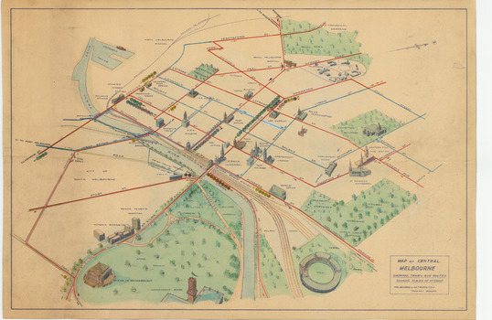 "Map of Central Melbourne"