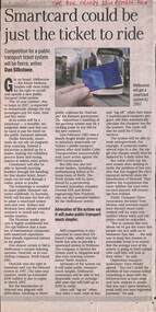 "Smartcard could be just the ticket to ride"