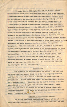 finances of the MMTB in about 1930