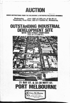 "Auction - Outstanding Industrial development site - Port Melbourne"