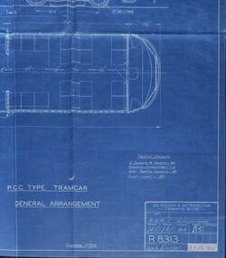 "PCC Type Tramcar - General Arrangement"