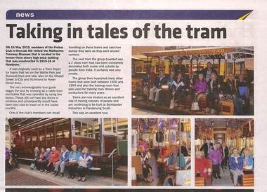 "Taking in tales of the tram"
