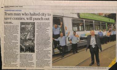 "Tram Man who halted city to save connies will punch out"