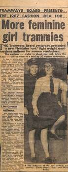 "More feminine girl trammies", "Flagging a new day"