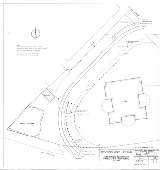 "Esplanade loop St Kilda - Alteration to Barrier Gates and Additional Posts"