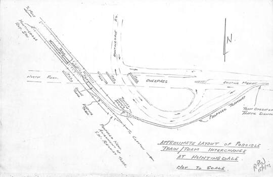 "Modal Interchange Huntingdale Railway Station"