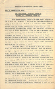 "Memo to Members of the Board - The Bourke Street - Nicholson Street and Clifton Hill and Northcote Conversion"