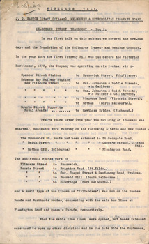 "Wireless Talk -- Mr. J. D. Barton Staff Officer MMTB - Melbourne Street Transport No. 2"