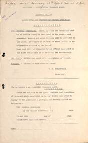 "Manufacture and Delivery of Uniform Overcoats - Specification - Contract No. 94"