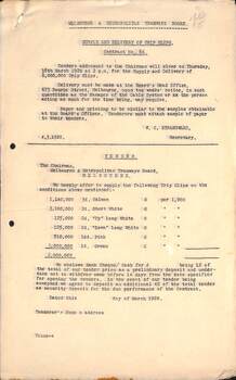 "Supply and Delivery of Trip Slips Contract No. 86 - Tender form"