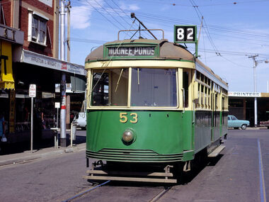 VR 53 at the Footscray terminus,