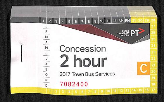 PTV for use in the City or regional bus services