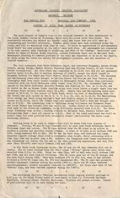 'AETA Souvenir Brochure - 32nd Special Tour - Saturday 10th February 1962 - closure of local tram routes at Footscray"