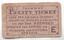 1 1/2d tramway city ticket