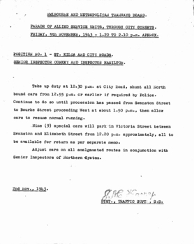"Parade of Allied Service Units"