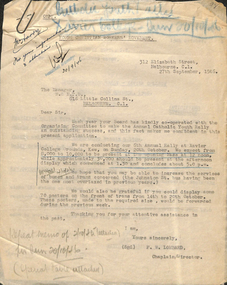 "Catholic Youth Rally - Xavier College - Sunday 20th October 1946"