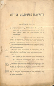 "Construction of Brick Sewer in Victoria St, Collingwood"