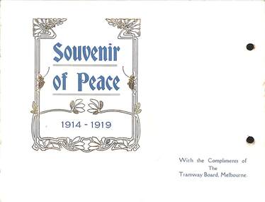 "Souvenir of peace, 1914-1919"