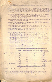 "Lives of North Melbourne City Section ropes during 1917-18"