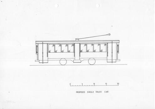 concept drawings for tramcars by the MMTB,