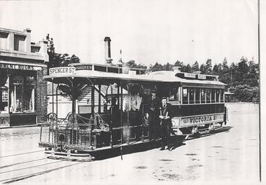 cable car set at the Victoria St terminus,