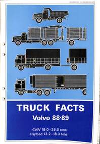 "Volvo Truck facts – 88-89", "Volvo bus data sheet set", "Lubrication recommendations for Volvo buses – post 1950", "Volvo Service bulletin – service intervals for oil and filter", "Volvo service bulletin – Lubricating oil and recommendations.", "Volvo turbo diesel and its Bosch injection system"