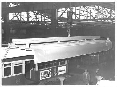 Photograph - set of 8 Black & White Photograph/s, Melbourne & Metropolitan Tramways Board (MMTB), c1980