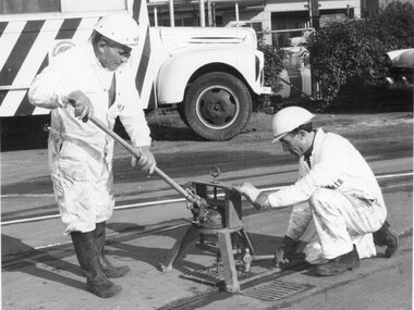 Photograph - Set of 12 Black & White Photograph/s, Melbourne & Metropolitan Tramways Board (MMTB), 1966