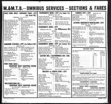 "M&MTB - Omnibus Services - Sections & Fares"