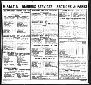 "M&MTB - Omnibus Services - Sections & Fares"