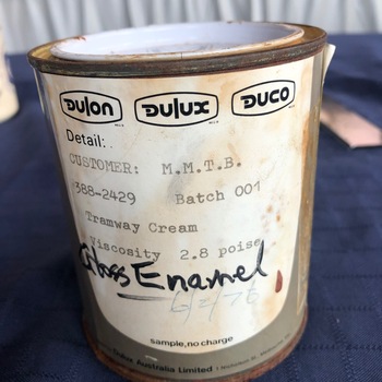 Paint samples from suppliers