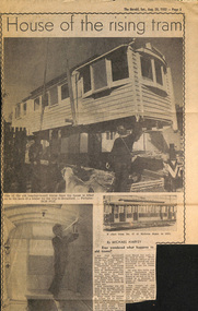 recovery of tram bodies 12 Kilara Road Mentone