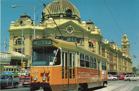 Z2 104 in Flinders St