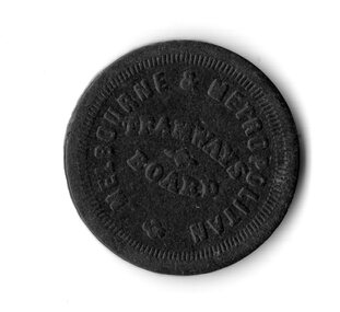 coin - Fare Token/s, Melbourne & Metropolitan Tramways Board (MMTB), 1920's