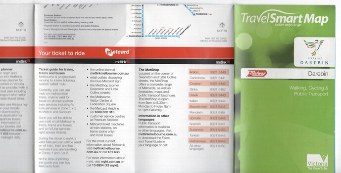 "TravelSmart Map - Darebin"